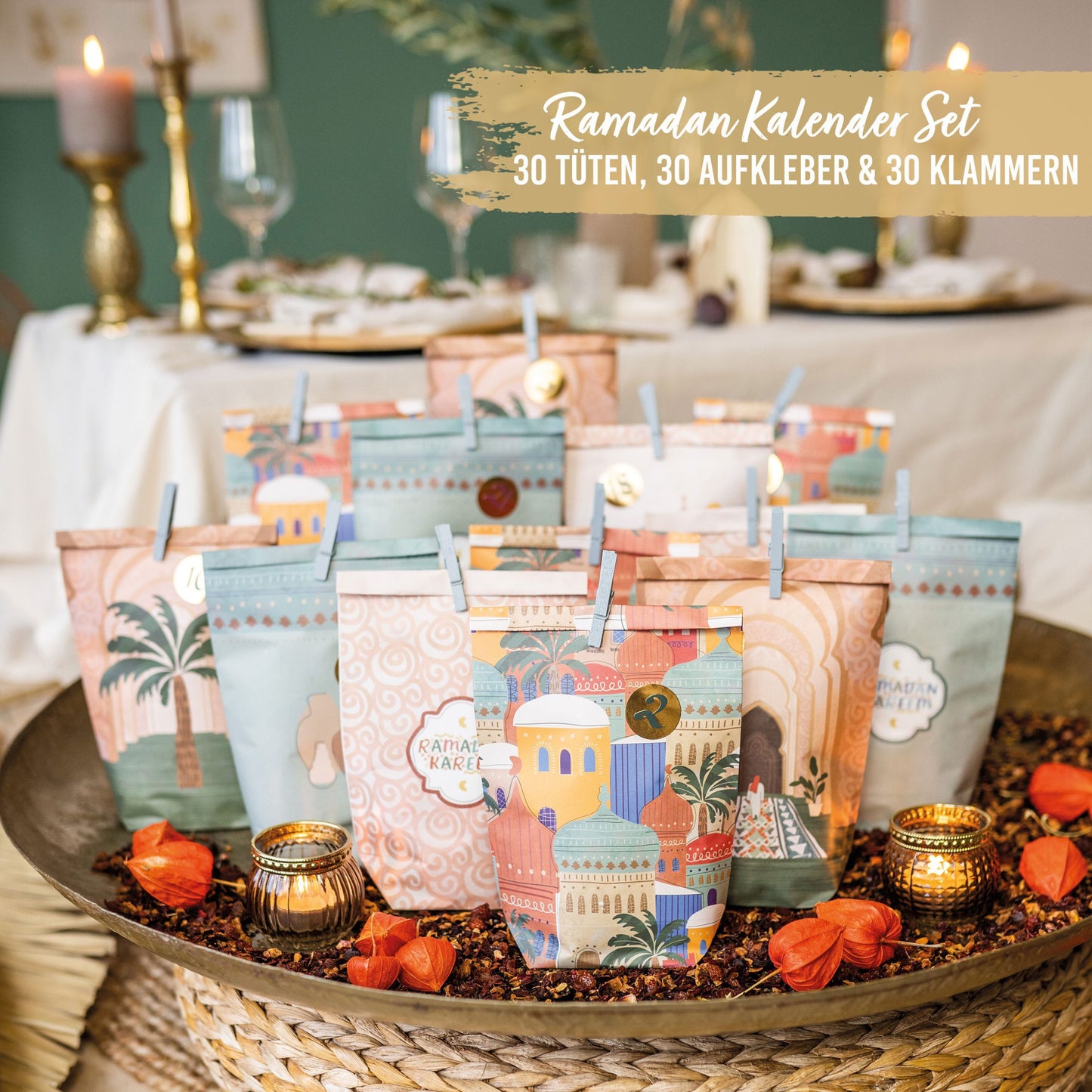 Ramadan Kalender Papirsposer Salvie