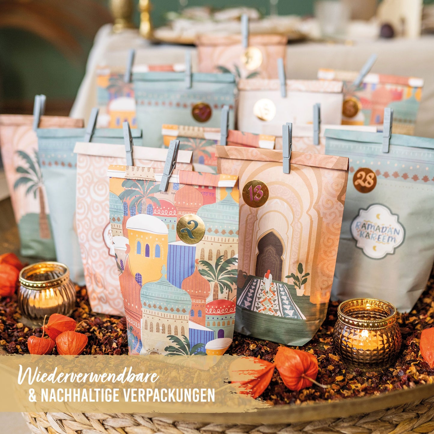 Ramadan Kalender Papirsposer Salvie