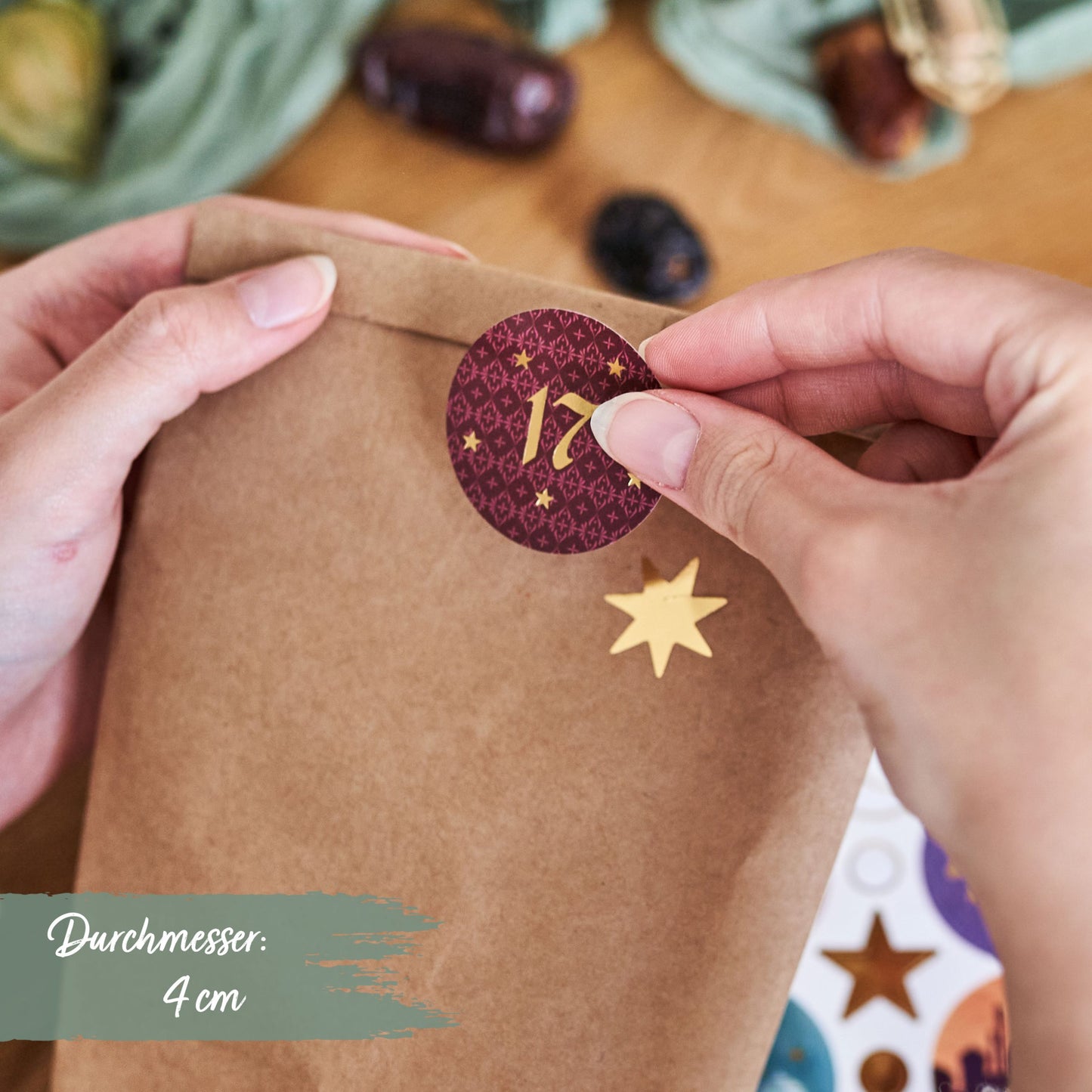 Ramadan Talklistermærker DIY-kalender