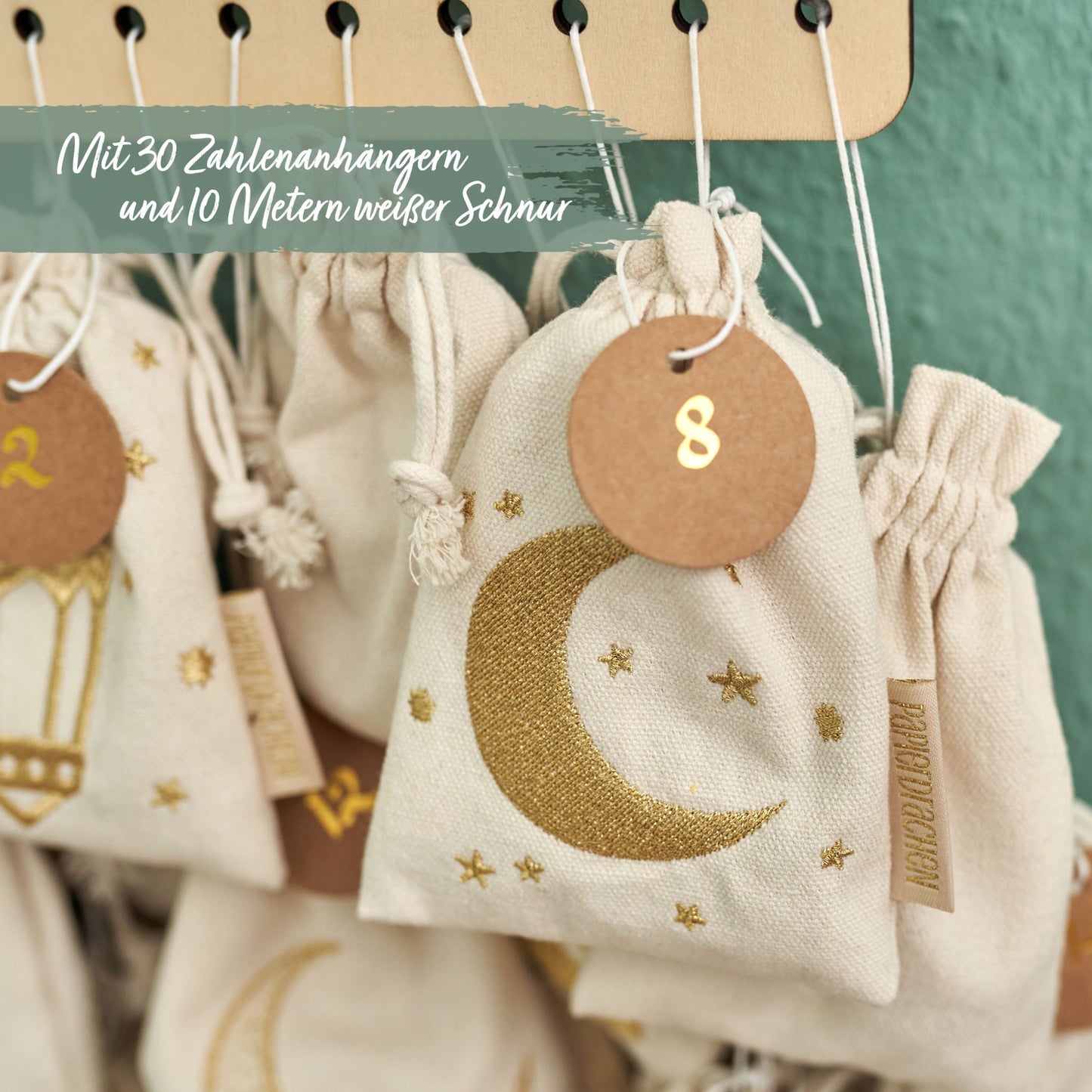 Ramadan Kalender m. Træophæng