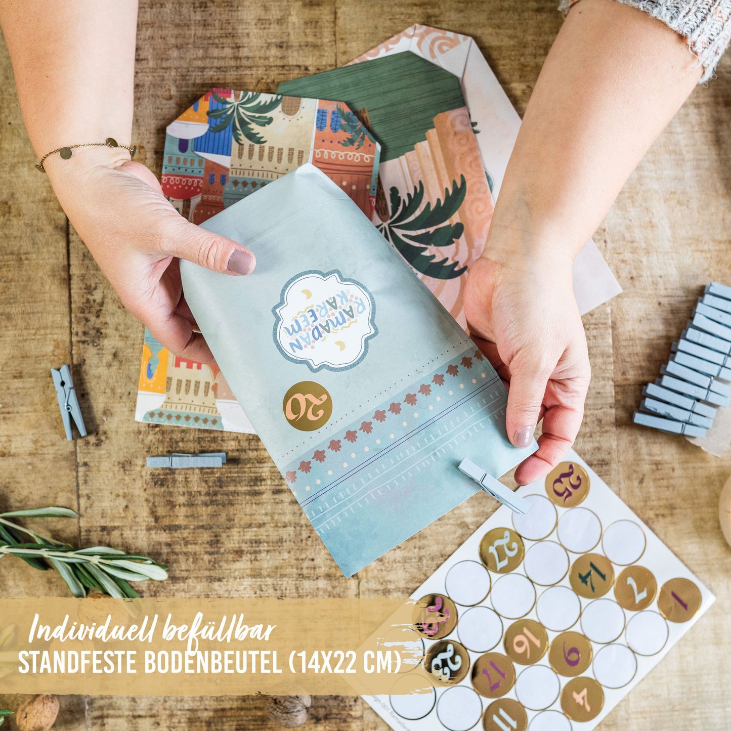 Ramadan Kalender Papirsposer Salvie