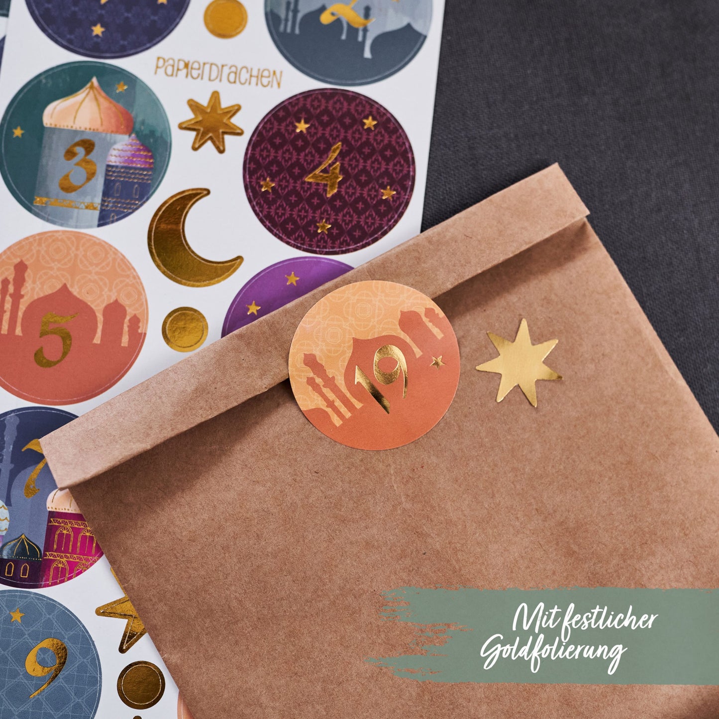 Ramadan Talklistermærker DIY-kalender