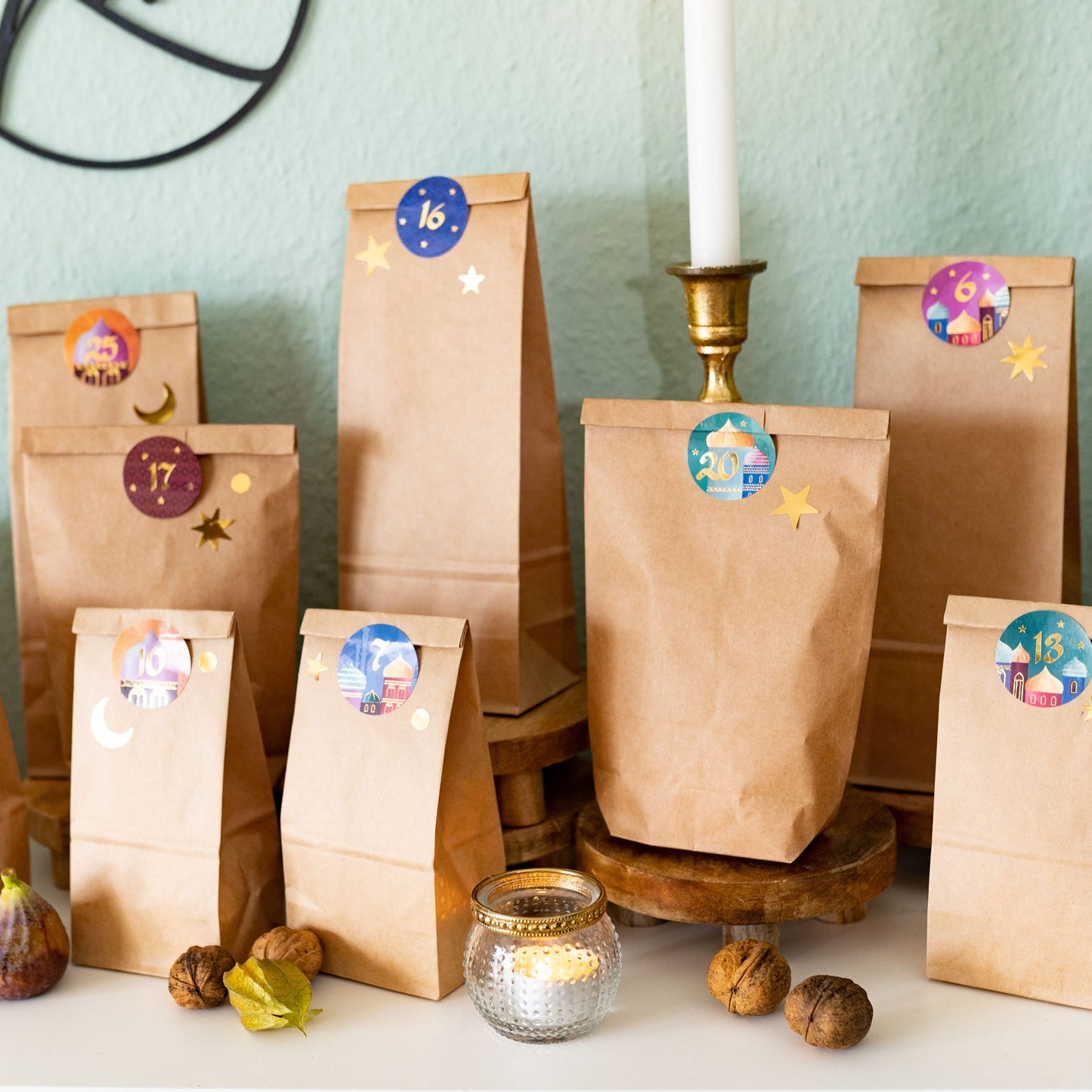 Ramadan Talklistermærker DIY-kalender